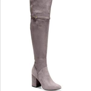 Never worn ColeHaan Darcia Over-Knee Suede Boot